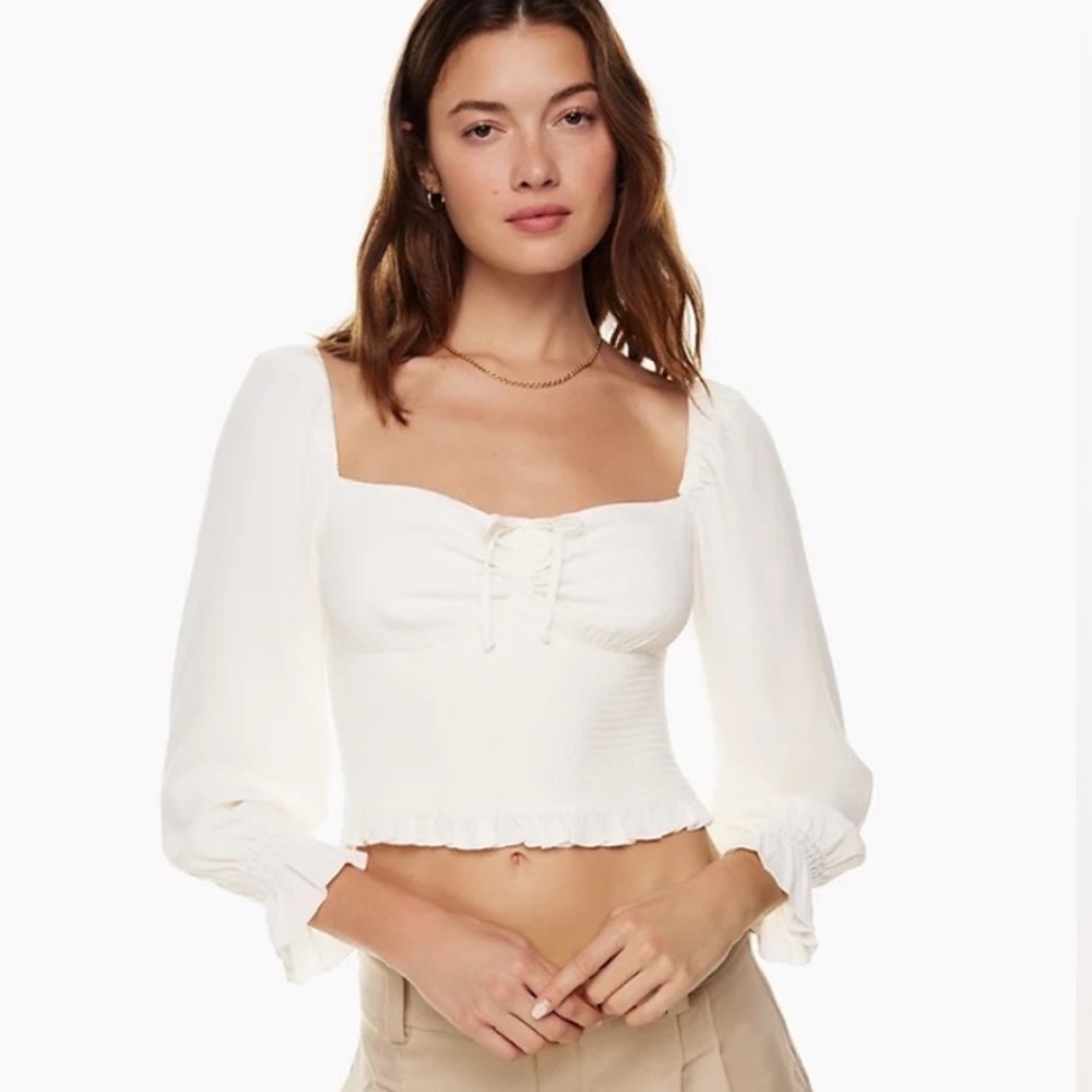 SUNDAY BEST Sinatra long sleeve top (Aritzia)